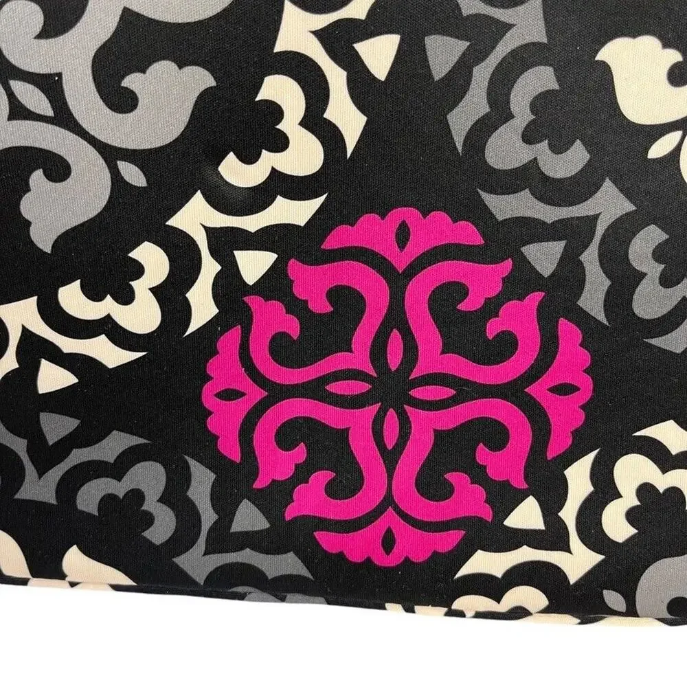 Vera Bradley Canterberry Magenta Black Neoprene Tablet Cover Case Padded 8 x 10